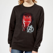 Avengers Endgame Iron Man Brushed Womens Sweatshirt Black S avengers endgame kopen in de aanbieding