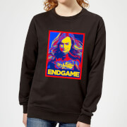 Avengers Endgame Captain Marvel Poster Womens Sweatshirt Black 3Xl avengers endgame kopen in de aanbieding