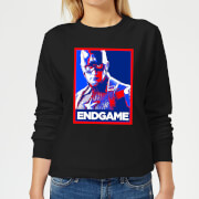 Avengers Endgame Captain America Poster Womens Sweatshirt Black 5Xl avengers endgame kopen in de aanbieding