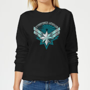 Captain Marvel Starforce Warrior Womens Sweatshirt Black 3Xl captain marvel kopen in de aanbieding Captain Marvel Starforce Warrior Womens Sweatshirt Black 3Xl captain marvel kopen in de aanbieding