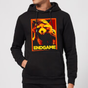 Avengers Endgame Rocket Poster Hoodie Black M avengers endgame kopen in de aanbieding