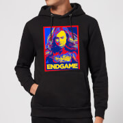 Avengers Endgame Captain Marvel Poster Hoodie Black M avengers endgame kopen in de aanbieding