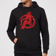 Avengers Endgame Shattered Logo Hoodie Black L avengers endgame kopen in de aanbieding