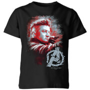 Avengers Endgame Hawkeye Brushed Kids T Shirt Black 9 10 Years avengers endgame kopen in de aanbieding