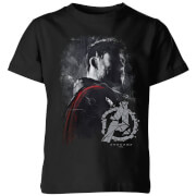 Avengers Endgame Thor Brushed Kids T Shirt Black 5 6 Years avengers endgame kopen in de aanbieding
