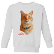 Captain Marvel Goose Kids Sweatshirt White 9 10 Years captain marvel kopen in de aanbieding
