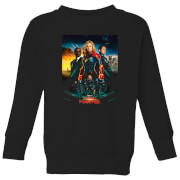 Captain Marvel Movie Starforce Poster Kids Sweatshirt Black 5 6 Years captain marvel kopen in de aanbieding Captain Marvel Movie Starforce Poster Kids Sweatshirt Black 5 6 Years captain marvel kopen in de aanbieding
