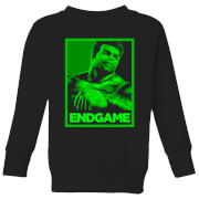 Avengers Endgame Hulk Poster Kids Sweatshirt Black 7 8 Years avengers endgame kopen in de aanbieding