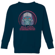 Image of Transformers All Hail Megatron Kids' Sweatshirt - Navy - 9-10 Years - Navy