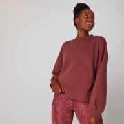 

Толстовка оверсайз Crew Neck, розовая - M