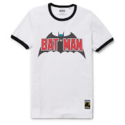 Dc Batman 80Th Anniversary 70S Super Ringer T Shirt Whiteblack L White dc kopen in de aanbieding