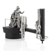 Diorama Luke vs. Dark Vador en étain Édition Limitée Star Wars - 33.5cm (500 exemplaires dans le monde) - Royal Selangor