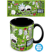 Rick And Morty Quotes Mega Mug pyramid international kopen in de aanbieding