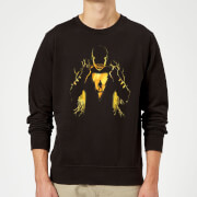 Shazam Lightning Silhouette Sweatshirt Black L shazam kopen in de aanbieding