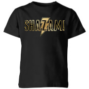 Shazam Gold Logo Kids T Shirt Black 11 12 Years shazam kopen in de aanbieding Shazam Gold Logo Kids T Shirt Black 11 12 Years shazam kopen in de aanbieding