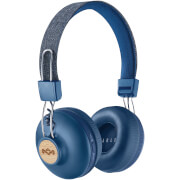 The House Of Marley Positive Vibration Wireless Headphones Denim the house of marley kopen in de aanbieding