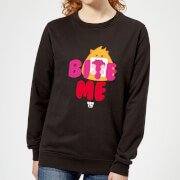 Image of Hamsta Bite Me Women's Sweatshirt - Black - 5XL - Black
