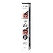 NYX Professional Makeup Fill and Fluff Eyebrow Pomade Pencil 0.2g (Various Shades) - Black