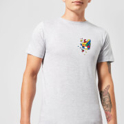 Image of Rubik's Smash Cube Men's T-Shirt - Grey - M - Grey