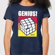 Image of Rubik's Genius Women's T-Shirt - Navy - S - Navy