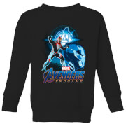 Marvel Avengers Endgame Iron Man Suit Kids Sweatshirt Black 7 8 Years marvel kopen in de aanbieding