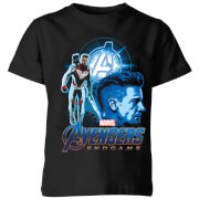 Marvel Avengers Endgame Hawkeye Suit Kids T Shirt Black 7 8 Years marvel kopen in de aanbieding