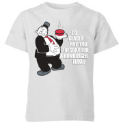 Popeye Hamburger Kids T Shirt Grey 9 10 Years popeye kopen in de aanbieding Popeye Hamburger Kids T Shirt Grey 9 10 Years popeye kopen in de aanbieding