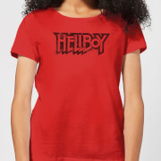 Hellboy Logo Women's T-Shirt - Red - S - Rouge
