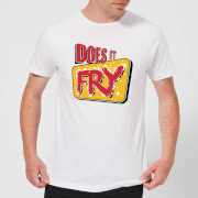 Does It Fry Logo Mens T Shirt White S does it fry kopen in de aanbieding Does It Fry Logo Mens T Shirt White S does it fry kopen in de aanbieding