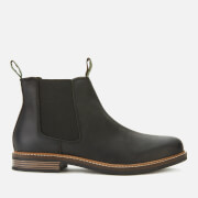Image of Barbour Men's Farsley Leather Chelsea Boots - Black - UK 7