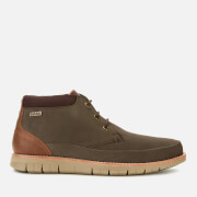 Image of Barbour Men's Nelson Nubuck 3-Eye Chukka Boots - Brown - UK 7