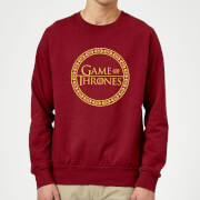 Game of Thrones Circle Logo Sweatshirt - Burgundy - S - Burgundy