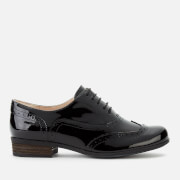 Image of Clarks Women's Hamble Patent Brogues - Black - UK 7