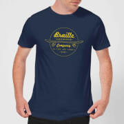 Image of Limited Edition Braille Skate Company Mens T-Shirt - Navy - L - Navy