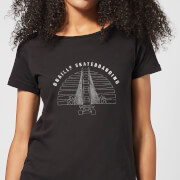 Braille Bridge Sunset Womens T Shirt Black S braille kopen in de aanbieding