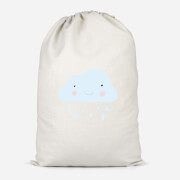 Rain Cloud Cotton Storage Bag - Small