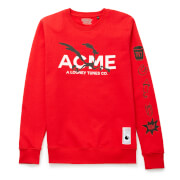 Image of Looney Tunes ACME Capsule Road Runner Silhouette Sweatshirt - Red - XL - Red