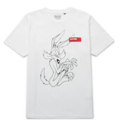 Image of Looney Tunes ACME Capsule Wile E. Coyote Outline T-Shirt - White - M - White