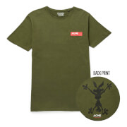 Image of Looney Tunes ACME Capsule Wile E. Coyote Silhouette T-Shirt - Forest Green - M - Forest Green