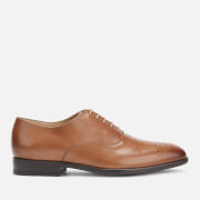 Image of PS Paul Smith Men's Guy Leather Oxford Shoes - Tan - UK 10