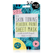 Oh K! SOS Printed Peacock Toning Print Sheet Mask 23ml Oh K! SOS Printed Peacock Toning Print Sheet Mask 23ml