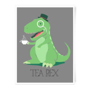 Tea Rex Art Print - A4 - No Hanger Tea Rex Art Print - A4 - No Hanger