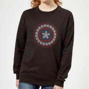 Marvel Captain America Oriental Shield Womens Sweatshirt Black 5Xl marvel kopen in de aanbieding