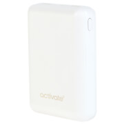 Activate Mini 5000MAH Portable Charger - White