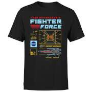 Star Wars Herren Star Wars Fighter Force Herren T-Shirt | Schwarz | XS | Schwarz