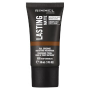 Rimmel London Lasting Matte Foundation 30ml (Various Shades) - 605 Deep Chocolate