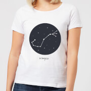 Scorpio Womens T-Shirt - White - M - White Scorpio Womens T-Shirt - White - M - White