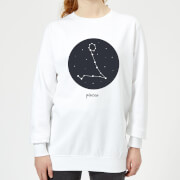 Pisces Womens Sweatshirt - White - S - White Pisces Womens Sweatshirt - White - S - White