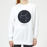 Sagittarius Womens Sweatshirt - White - S - White Sagittarius Womens Sweatshirt - White - S - White