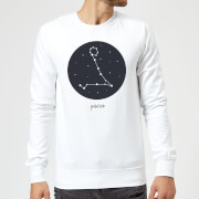Pisces Sweatshirt - White - XXL - White Pisces Sweatshirt - White - XXL - White